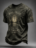 Men's Even Jesus Had a Fish Story short sleeves t-shirt