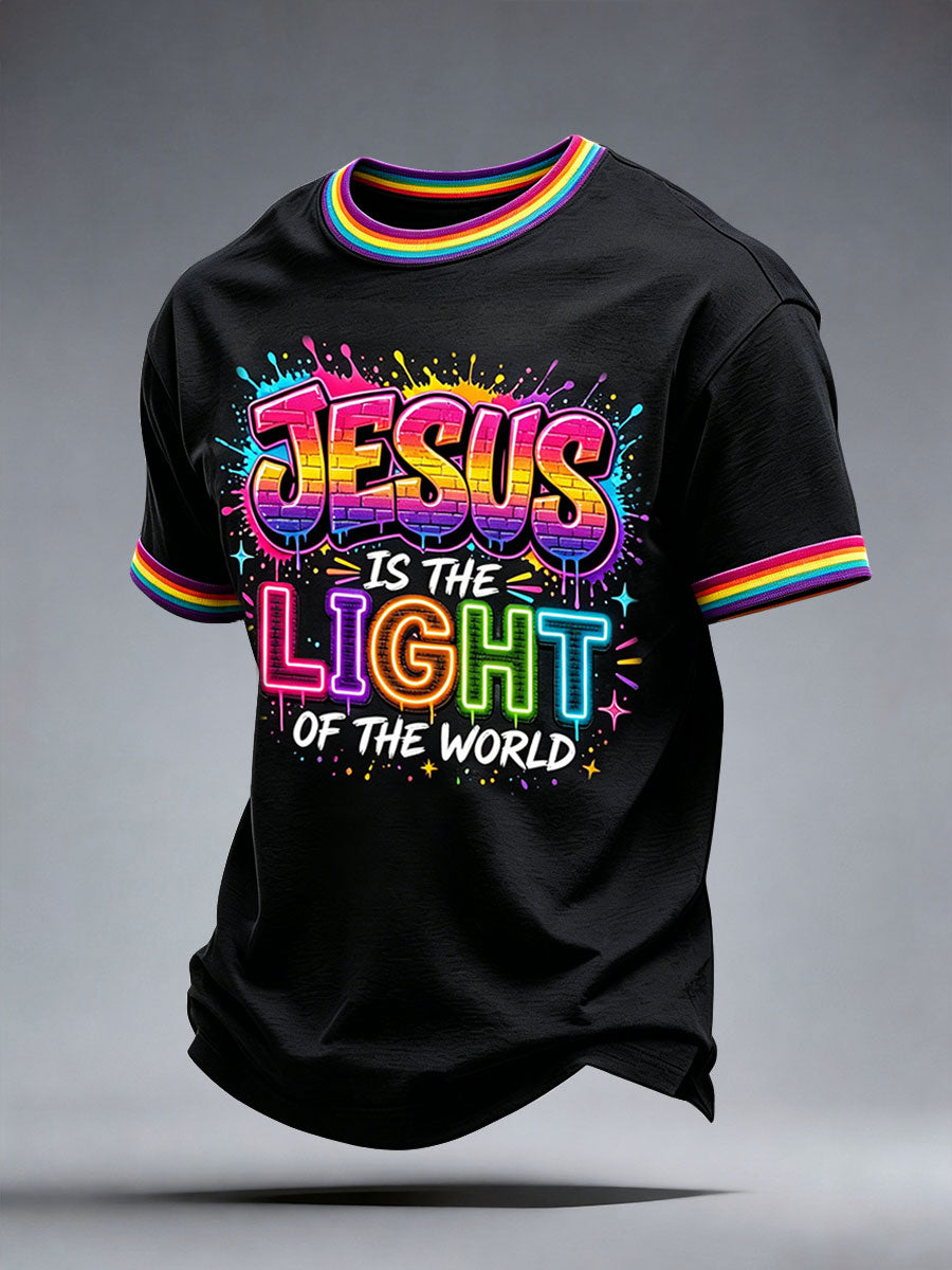 Men's Jesus Is The Light Of The World T-shirt