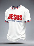 Herren T-Shirt Jesus ist das Licht der Welt