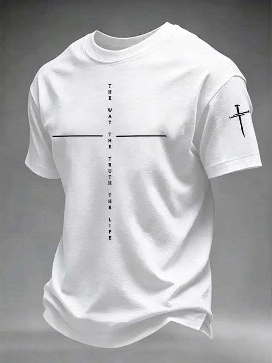 Men's The Way The Truth The Life Short-sleeved T-shirt