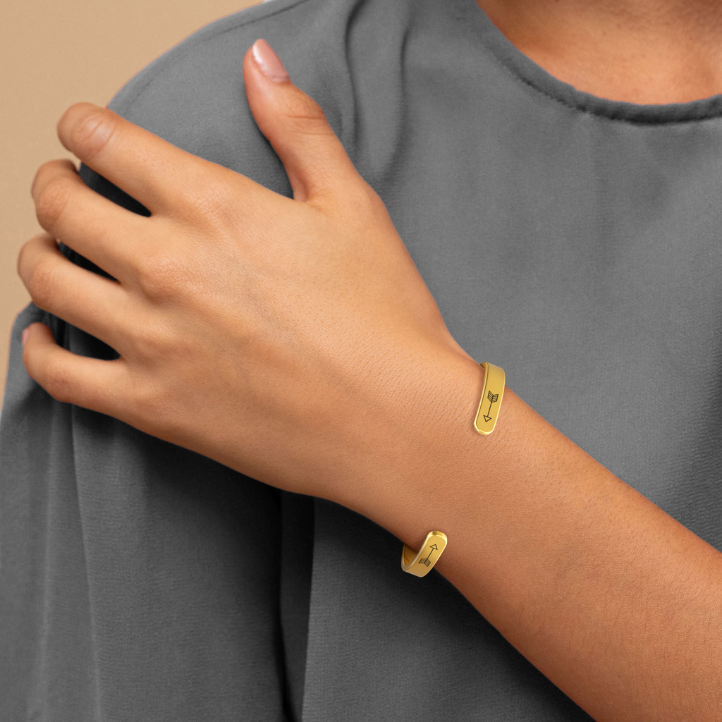 Nicht Schwestern durch Blut, aber Schwestern durch Herz Manschettenarmband