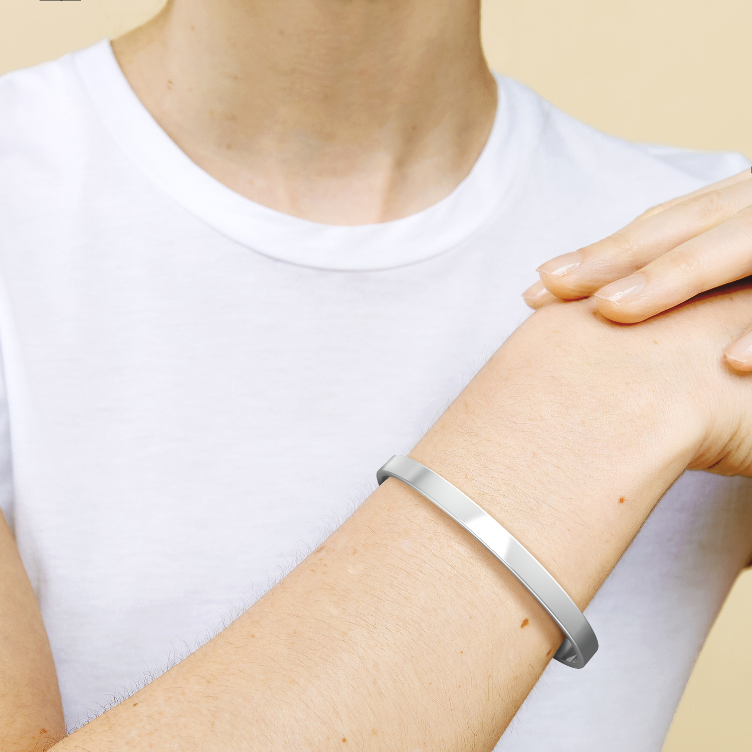 Nicht Schwestern durch Blut, aber Schwestern durch Herz Manschettenarmband
