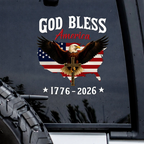 🔥 ZEITLICH BEGRENZTES ANGEBOT – 250 Jahre Jubiläumsaufkleber, Adler patriotisch USA
